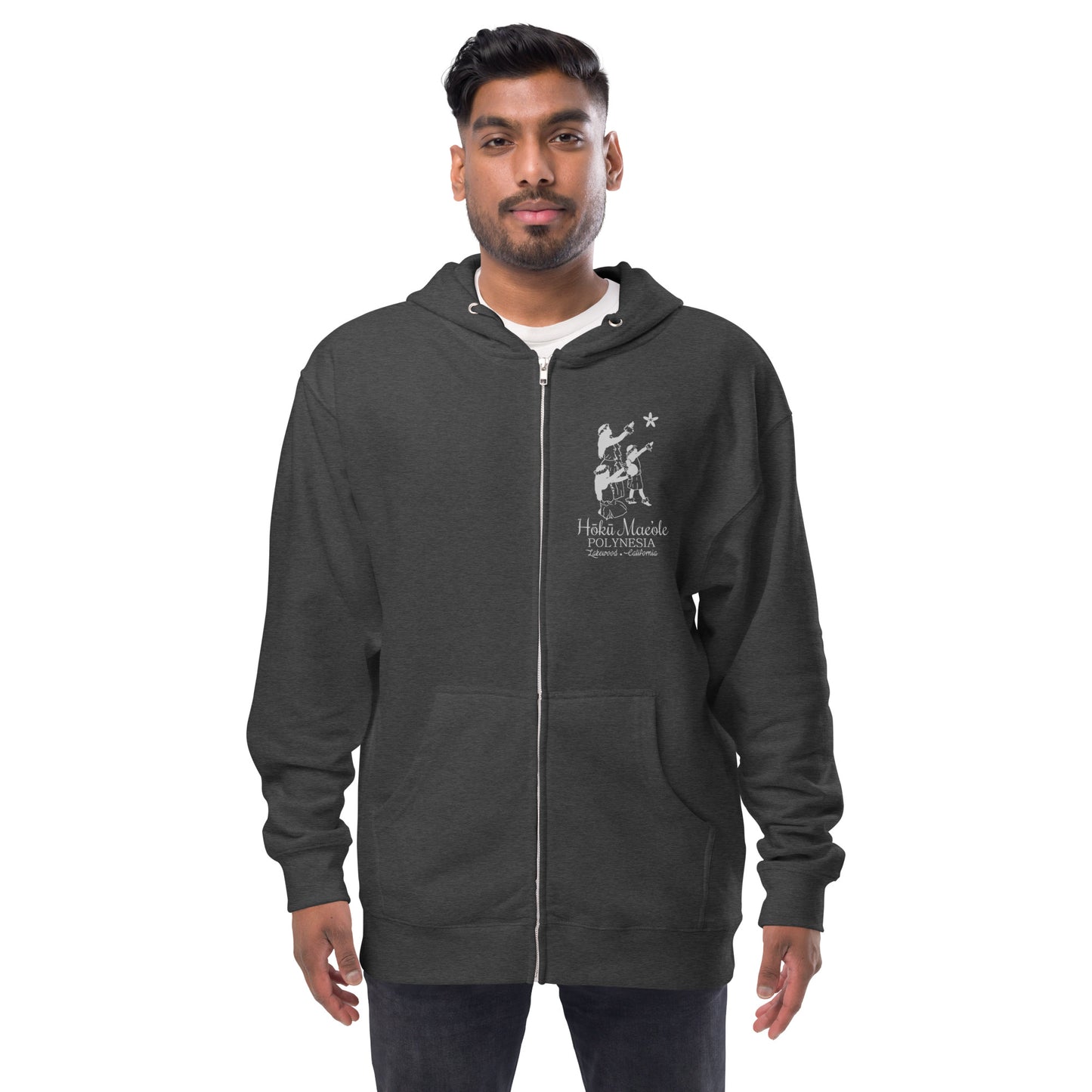 3 Ladies - Unisex fleece zip up hoodie