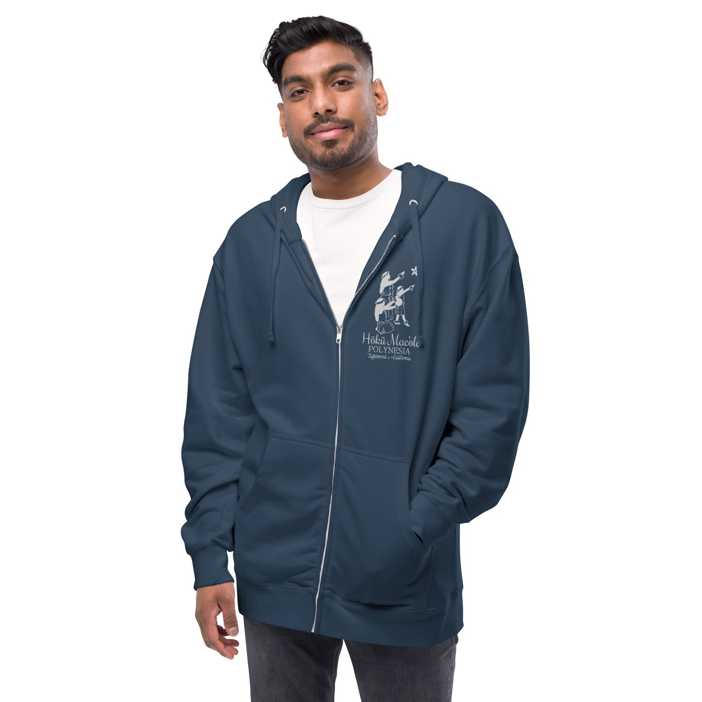 3 Ladies - Unisex fleece zip up hoodie
