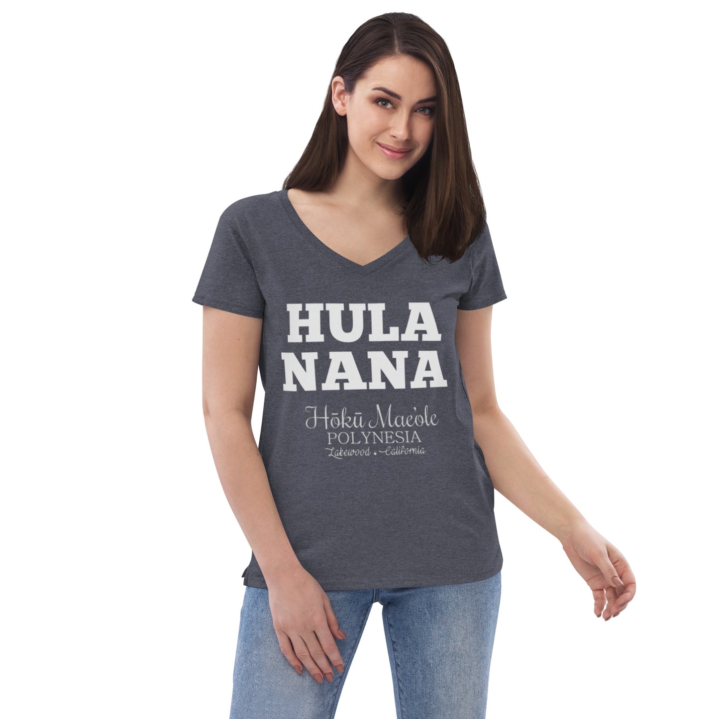 Women’s recycled v-neck t-shirt