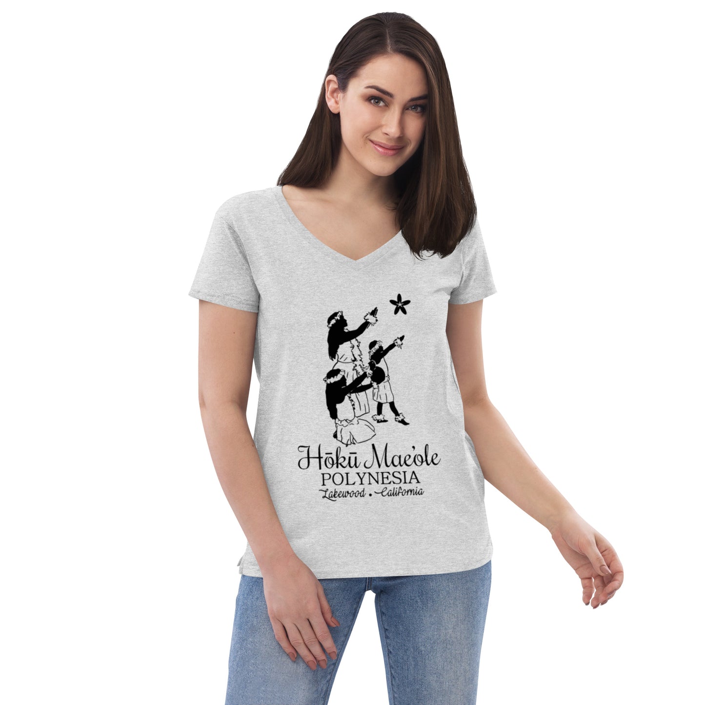 3 Ladies - Women’s recycled v-neck t-shirt