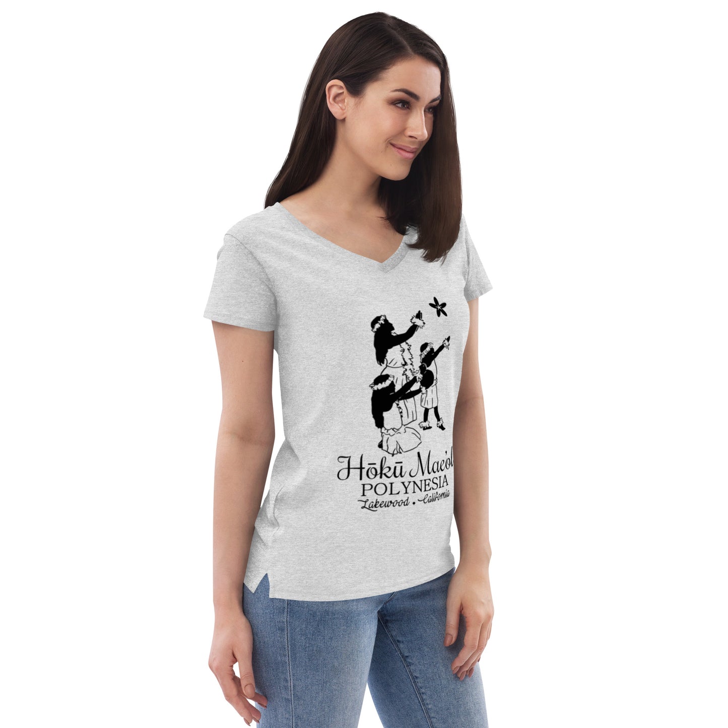 3 Ladies - Women’s recycled v-neck t-shirt